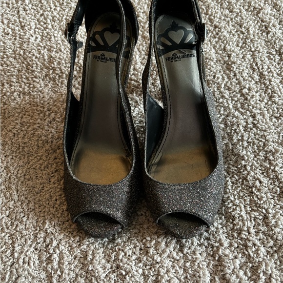 Used glitter high heel shoes 👠 good condition, size 7.5 - Picture 11 of 16